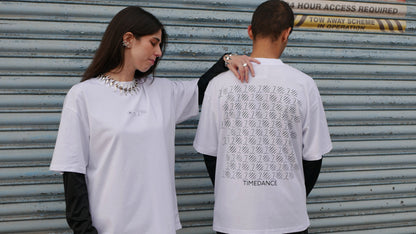 TD10 - White Logo Tee