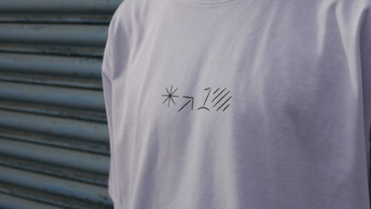 TD10 - White Logo Tee