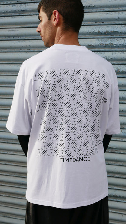 TD10 - White Logo Tee