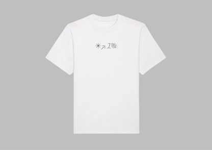 TD10 - White Logo Tee