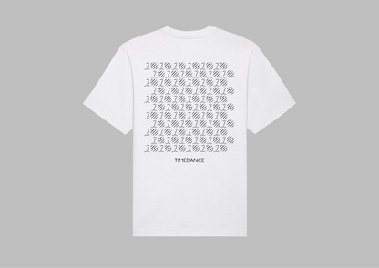 TD10 - White Logo Tee